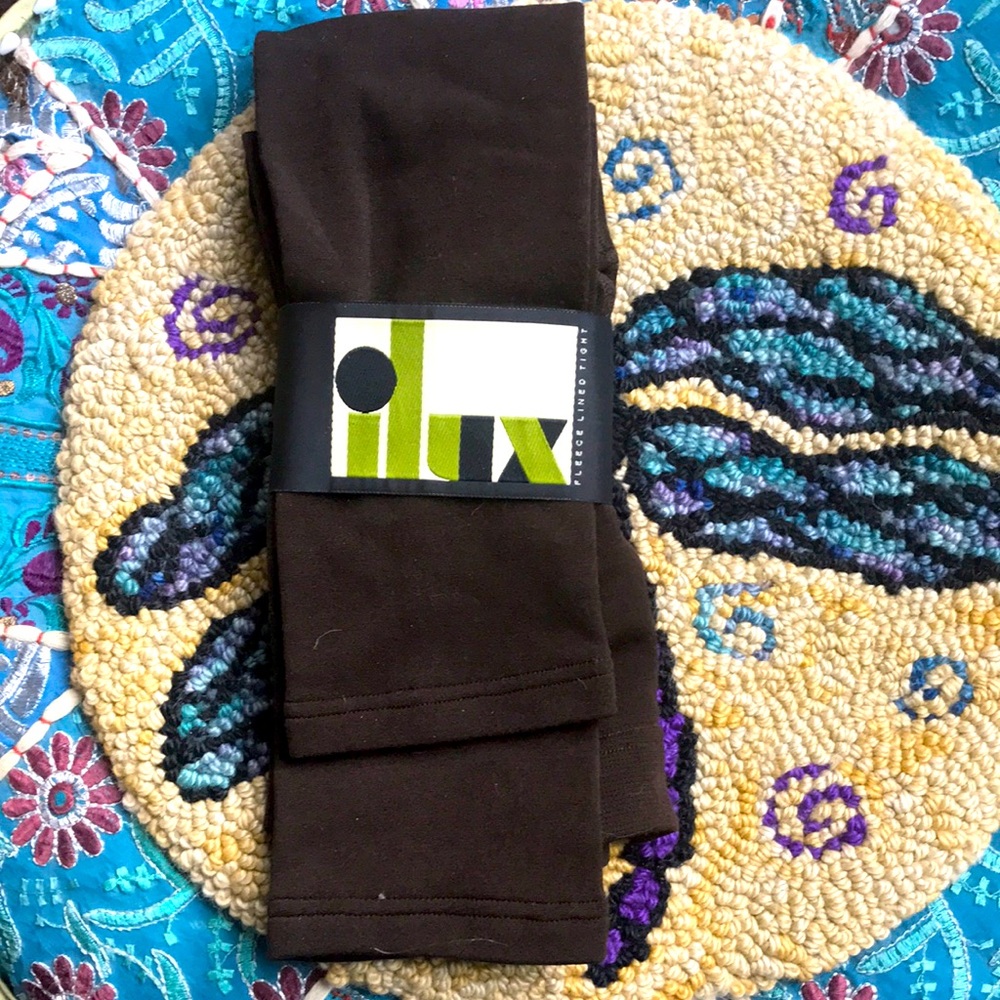 COPY - Ilux fleece lined leggings sable brown size L